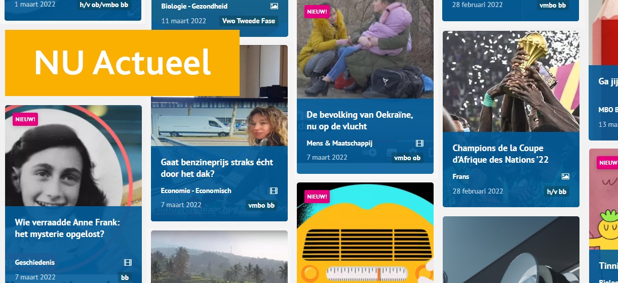 Het nieuws in de klas met NU Actueel