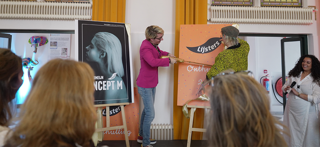 Onthulling nieuwe Lijstertitels tijdens Nationale Docentendag Nederlands 2024